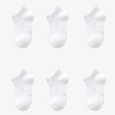 6 Pairs 1-12T Children Cotton Socks Spring Summer Boys Girls Mesh Thin