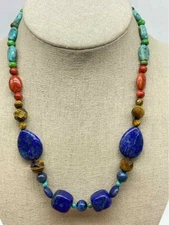 Pre-Owned Barse Multi-Color Stone Beaded Necklace