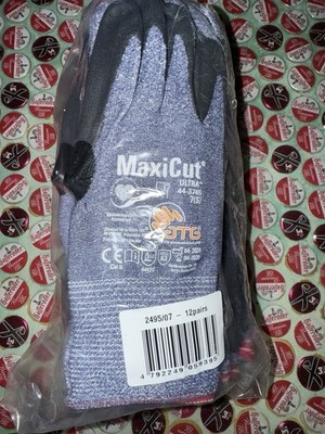 12 Paar ATG MaxiCut Ultra 44-3745 Schnittschutz- Strickhandschuhe Gr.7 (S) Neu