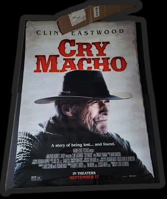 Cry Macho - ORIG. DS Movie Poster 27x40 D/S 2021 - Clint Eastwood x4 Copies ASIS