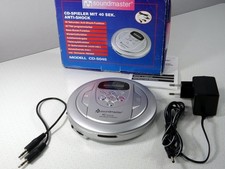 Soundmaster Portable tragbar CD Player Batterie und Netzbetrieb mit Netzteil