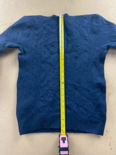 Pull Polo Ralph Lauren Homme – Bleu marine – Col rond – Coudières renforcées - Picture 10 of 11