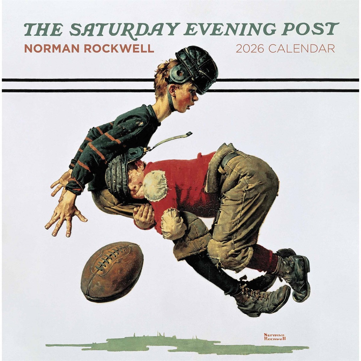 Norman Rockwell, The Saturday Evening Post Calendar 2026, Wall Calendars, Gift
