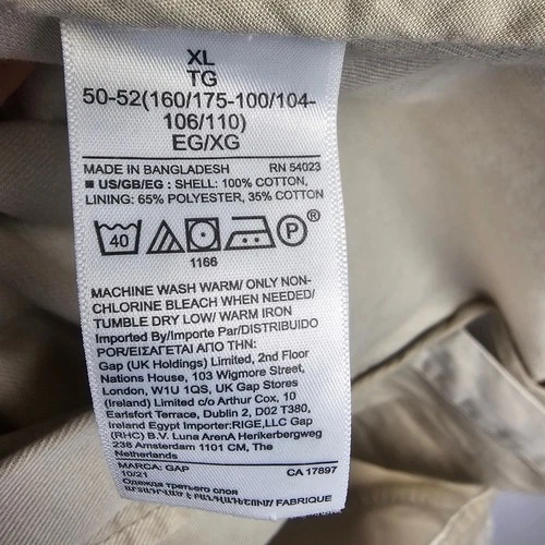 GAP Garment Dyed Chore Coat XL Minimalist Workwear Jacket Modern Elevated Casual image 5