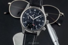 IWC Cronografo Aviatore Cronografo Acciaio Automatico Ref. IW378001 B&P 2023