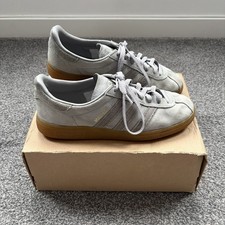 Adidas Originals Munchen UK 9 Mens Grey Suede Gum BB5293 Trainers Sneakers Shoes
