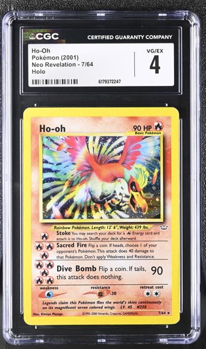 Ho-oh (Unlimited) graded CGC 4 for sale on eBay