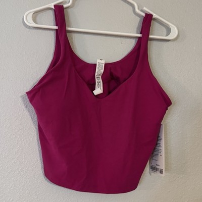 Lululemon Align Tank Ripened Raspberry RIPR NULU Size 14 A/B Cup