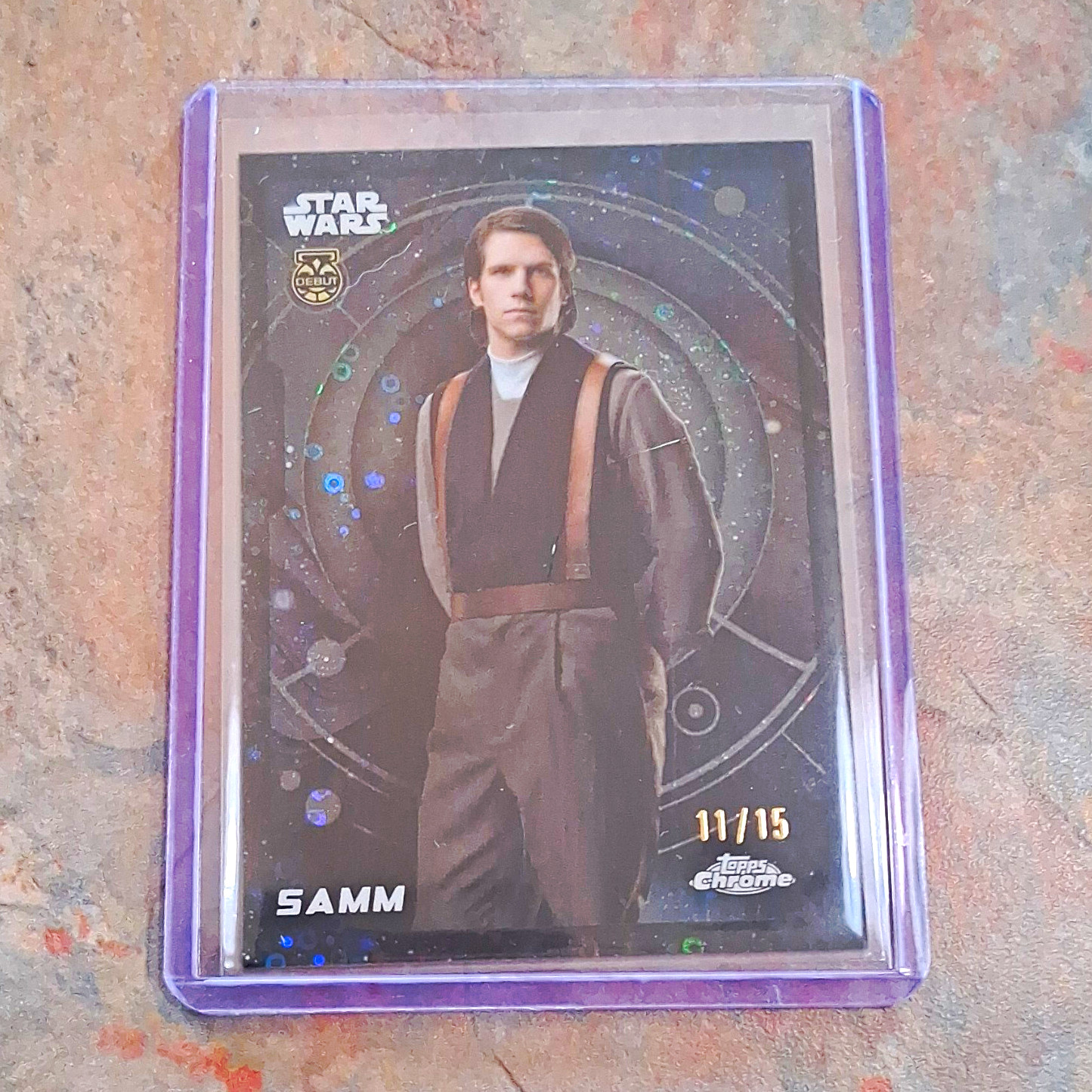 Topps 2024 Star Wars Andor Chrome #159 Samm Serial Numbered 11/15