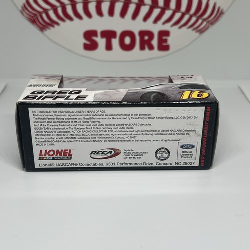 2013 #16 Greg Biffle 3M Give Kids A Smile Ford Fusion 1/64 NASCAR Diecast - Picture 6 of 9