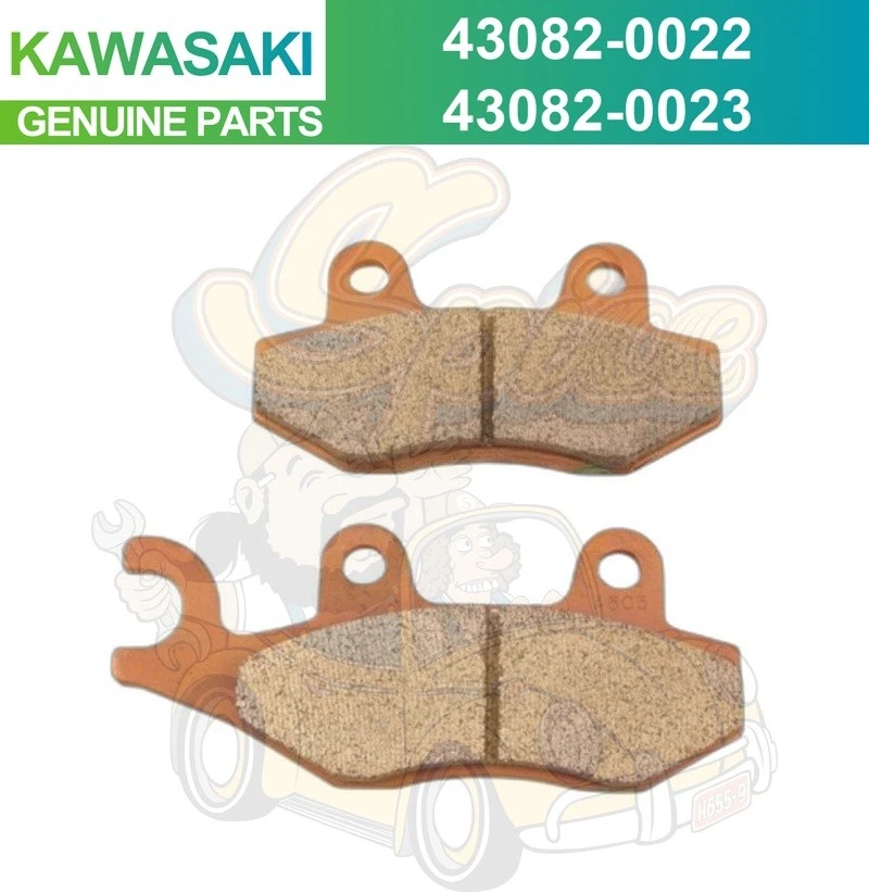 KAWASAKI 2005-2023 BRUTE FORCE 750 650 BREMSBELÄGE VORNE LINKS & RECHTS - Bild 1 von 1