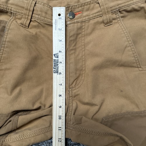 Pantalone Carhartt robusto flessibile Upland Field vestibilità rilassata caccia outdoor marrone 31x29 - Foto 11 di 12
