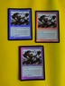 Liege of the Axe x3  Solider LEGIONS (2003). OLD VINTAGE FOIL MTG 3 CARD