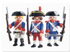 Playmobil Figuren 6436 - 3 Soldaten Franzosen - NEU Folienverpackung