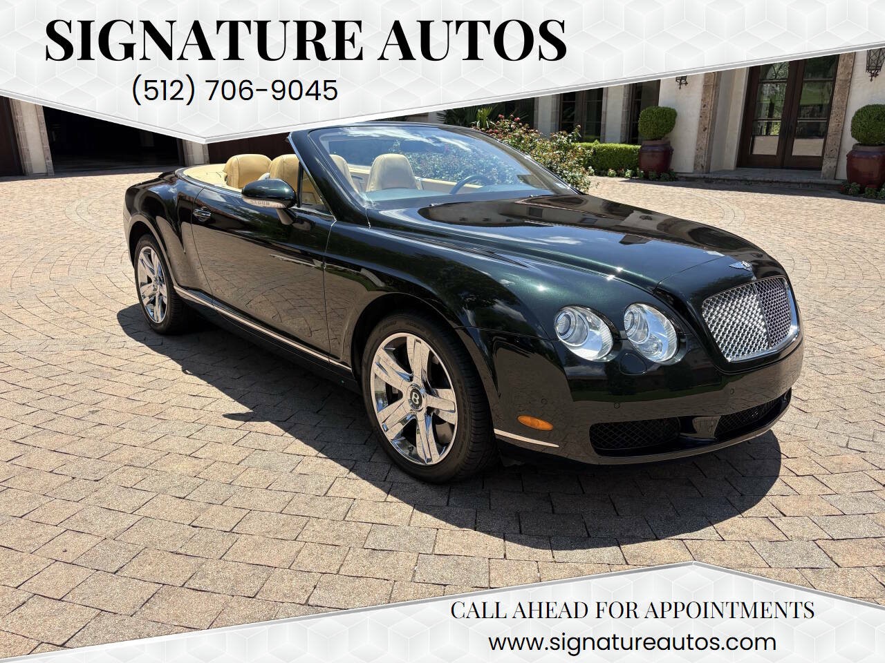 2009 Bentley Continental GT AWD 2dr Convertible