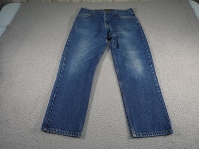 RedHead Jeans Mens 36x29 Blue Denim Straight Leg Medium Wash Zip Fly Classic Fit