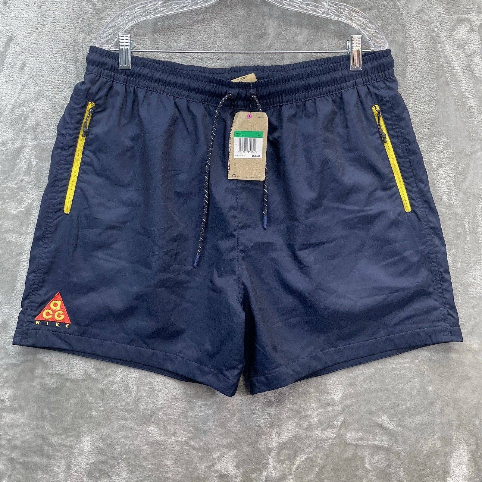 Nike shorts men's size XL Lab ACG woven trail run lined tech retro urban light