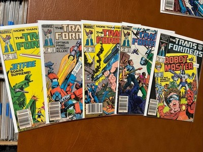 The Transformers Run 5 Newsstand wKEYS: VG+ to FN #11-15 Marvel 1985/86 $8 Ship