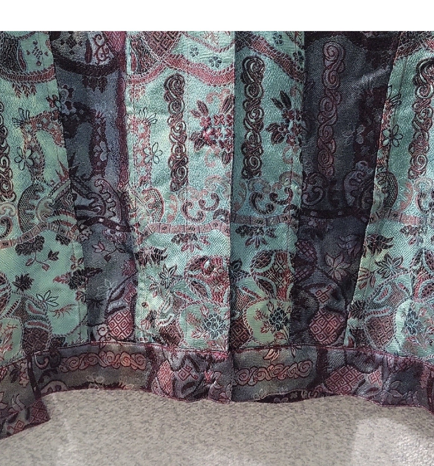 CITRON Santa Monica Silk Rayon Brocade Jacket Size S