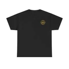 1St Recon Bn Camp Pendleton Marin front design -  Custom Men's Black T-Shirt Tee
