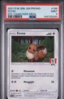 2021 Pokemon IDN SM Promo Eevee KFC Chaki Kids Meal #186 PSA 9 Mint
