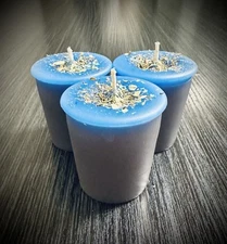 (3) Three Wishes Magick Votive Candles Handmade, Witchcraft, Hoodoo, Wicca