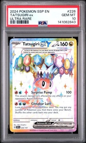 Tatsugiri EX *PSA 10* Ultra Rare *Surging Sparks* #226 * Pokemon