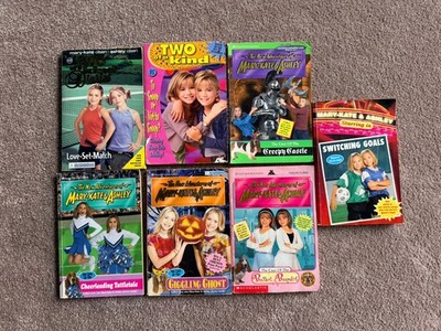 Mary-Kate & Ashley Books, 7 Books, Two Of A Kind & New Adventures Of Series