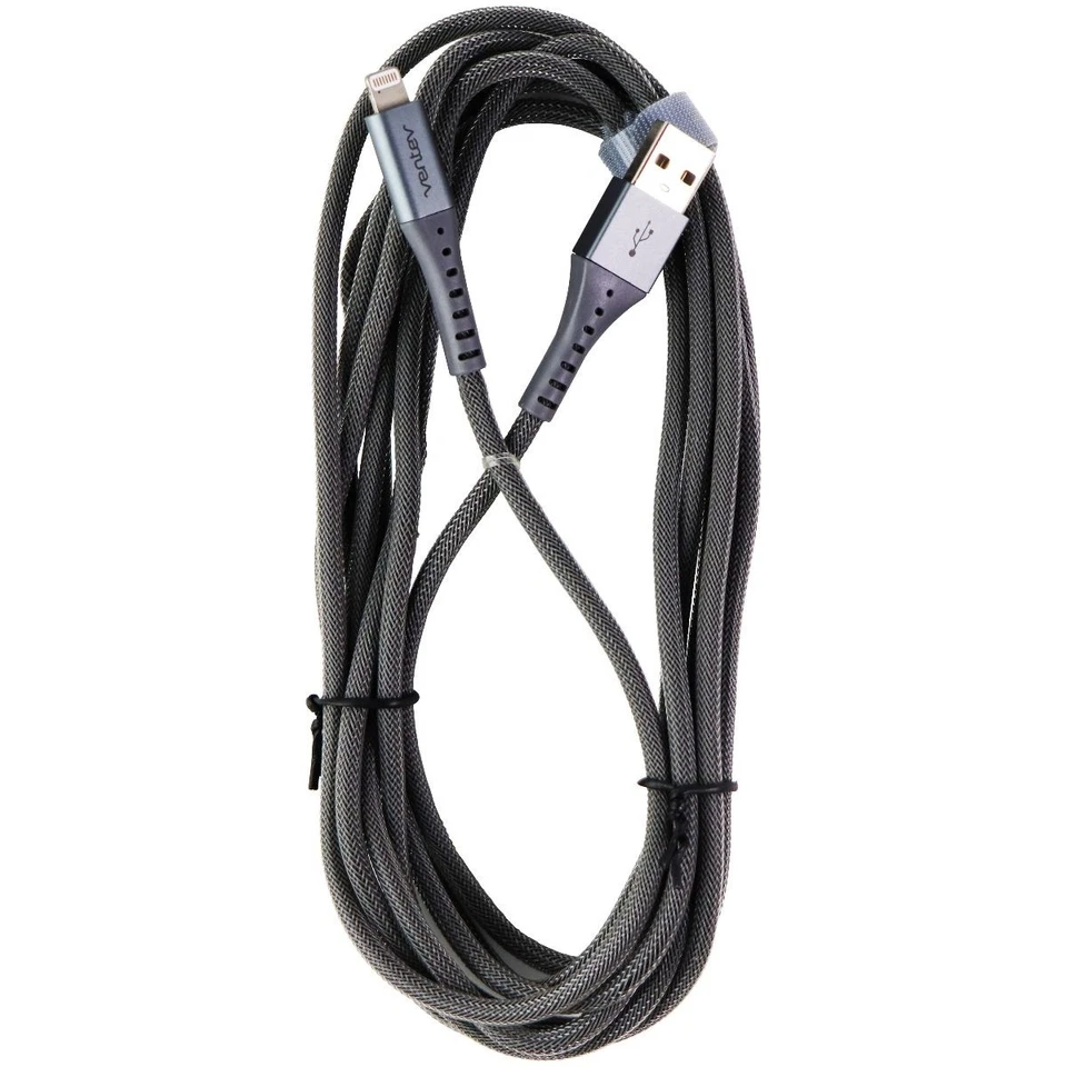 Ventev (10-Ft) ChargeSync USB-A to 8-Pin Alloy Cable - Steel Gray - Image 2 of 2