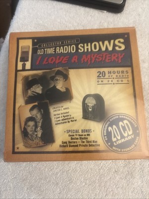Old Radio Shows CD Lot I Love Mystery Classics 40 Hrs 40 CDs + TV DVD Bonus -NEW