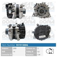 Meat & Doria Lichtmaschine Generator FüR Fiat 500 312 1.0 Mild Hybrid 312_ 0.9