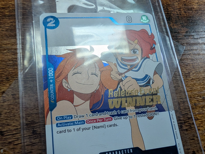 Girl P-096 Nami Release Event Winner Tournament Promo SEALED One