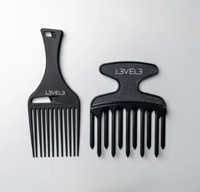 L3VEL3™ Hair Pick Comb Set – 2pc