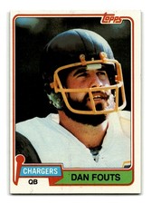 1981 Topps Dan Fouts #265 card