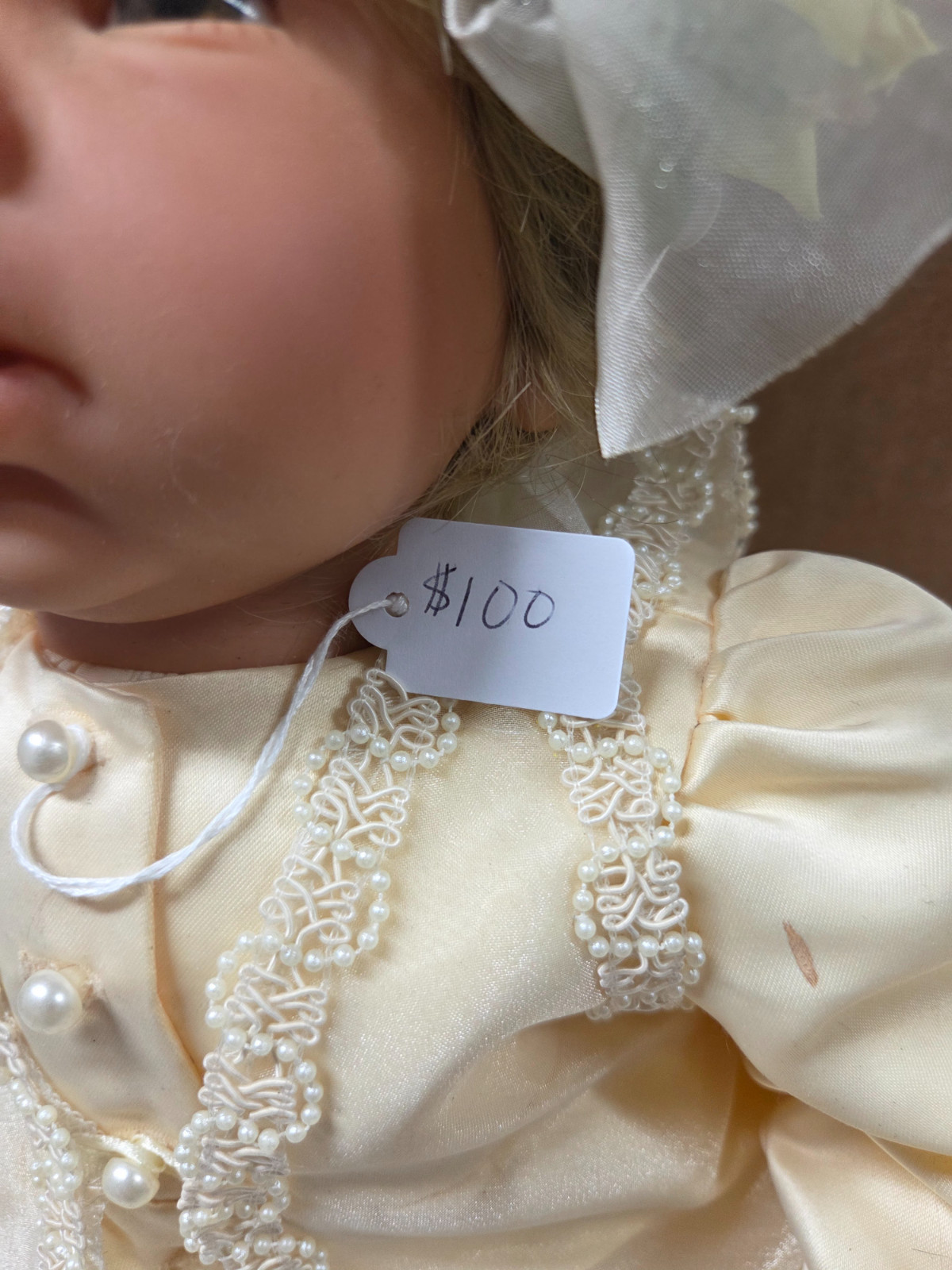 Lee Middleton Baby Doll Reva Schick "Nimbleed Collector’s Edition" Christening thumbnail 4