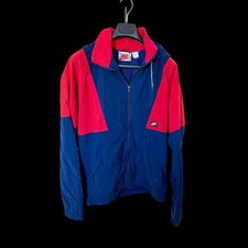 Vintage 80's Nike Windbreaker Jacket Colorblock Hooded Full Zip