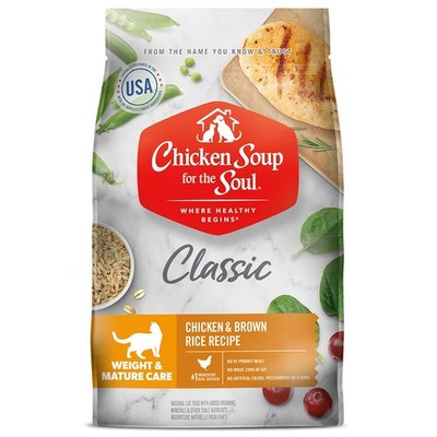 Chicken Soup for the Soul Mature Cat Food 4.5lb Real Chicken Healthy Nutrition