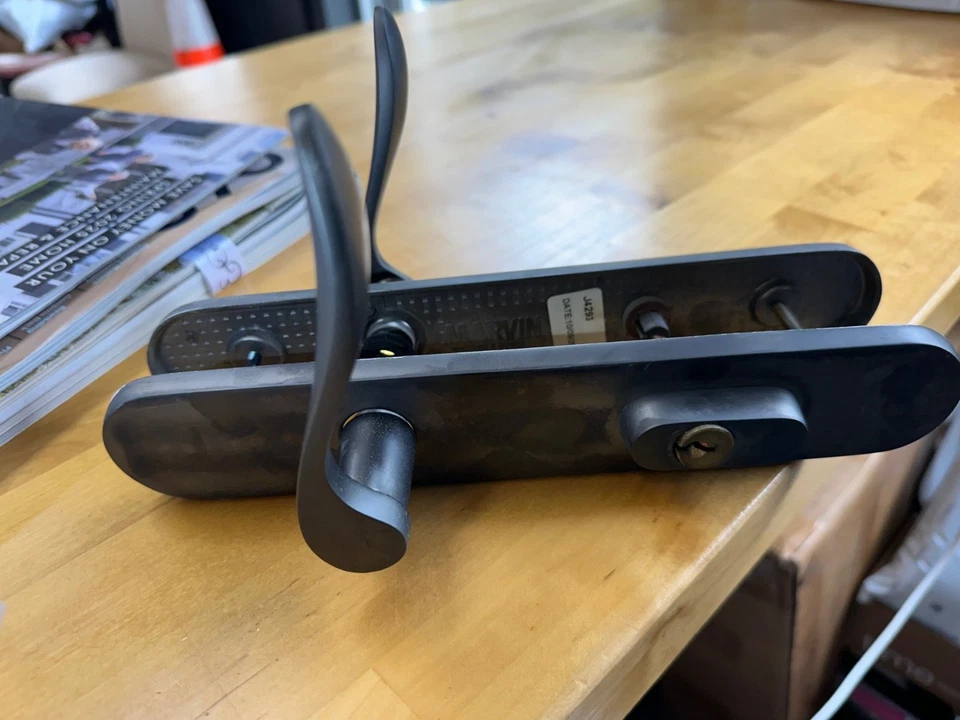 Marvin Used Door Handle J4293 Active Keyed Multipoint Lock Dark Bronze Handle - Image 4 of 4