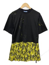PRADA Short-Sleeved Dress S Black