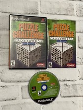 Sony PlayStation 2 Puzzle Challenge: Crosswords & More PS2 Complete CIB VGC Game