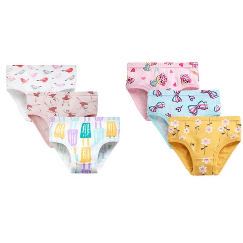 6 pezzi slip intimo bambino bambina cotone mutandine bambini 2T 3T 4T 5T 6T 7T - Foto 15 di 20