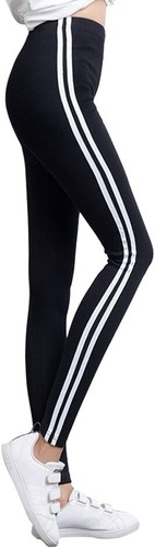 New Girls Leggings with Side Stripes Look Stylish Comfortable Age 13-16 years - Picture 9 of 18