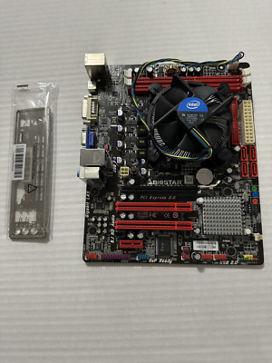 Biostar Motherboard H55B HD V6.0 Motherboard i5-660 @3.33GHz I/O Shied Tested