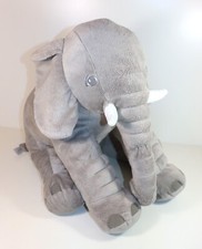 IKEA ELEFANT grau Pl&uuml;sch XXL Kuscheltier Kissen Stofftier 60 cm gro&szlig; sehr gut