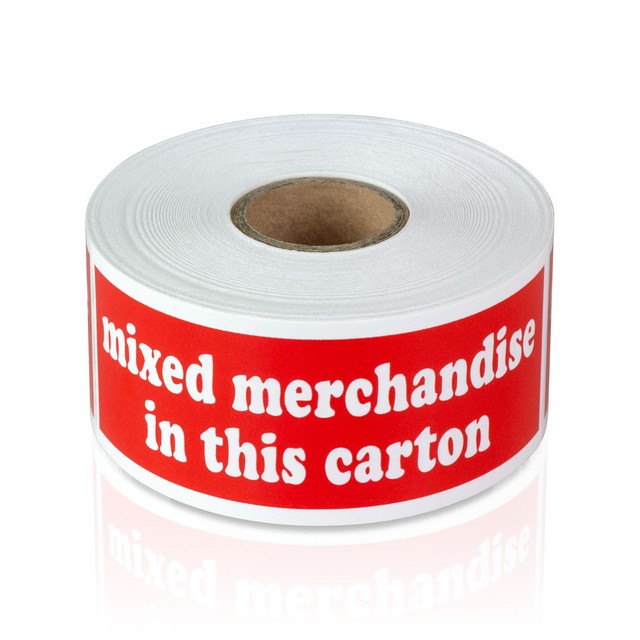 300 Labels Mixed Merchandise in this Carton Stickers Shipping (1.5" x