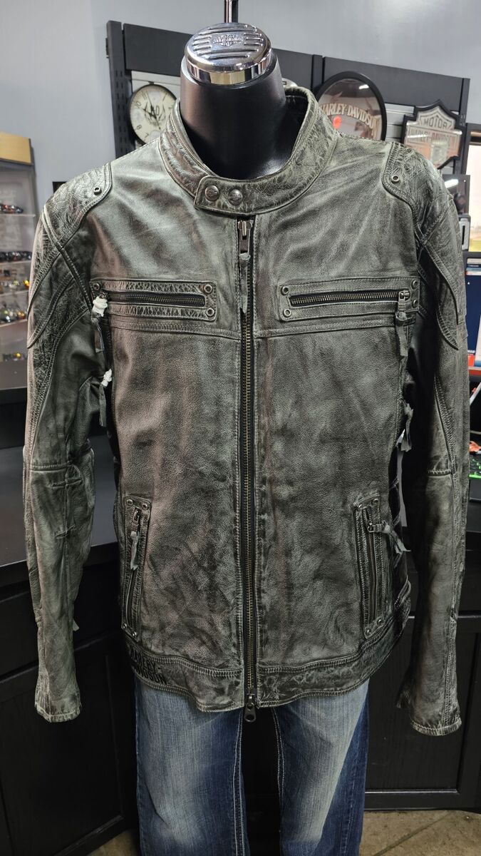 Official Harley Davidson Men's Carboy Distressed Leather Official Harley Davidson Men's Carboy Distressed Leather