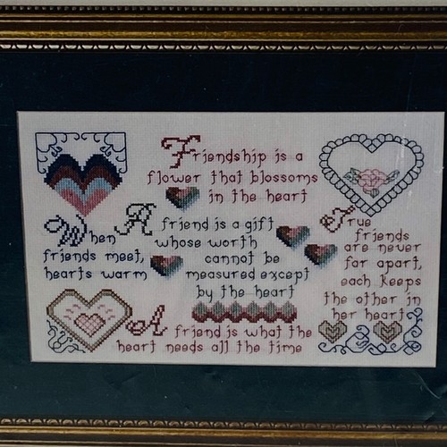 Imaginating #1339 Friendship Sampler Counted Cross Stitch Kit Karen Ann Kresyman - Picture 2 of 3