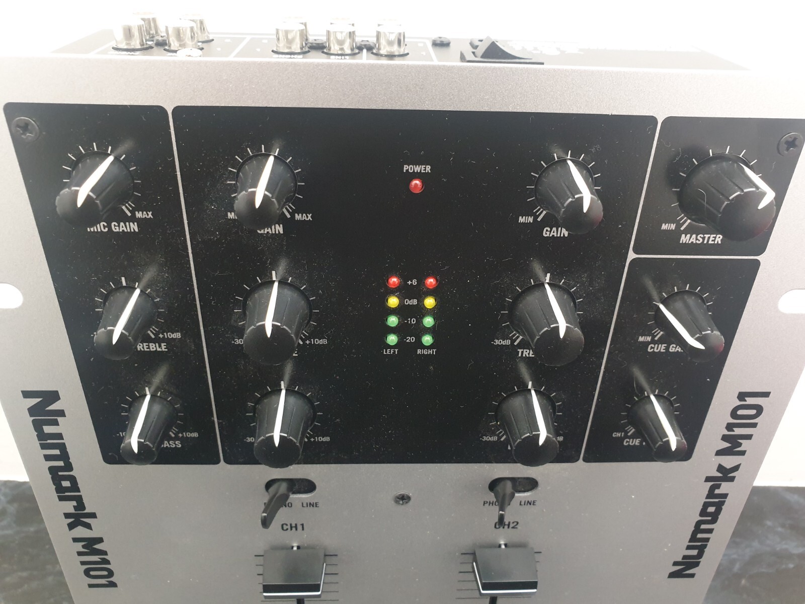 Numark M101 2Channel AllPurpose DJ Mixer SILVER SPARES/REPAIRS