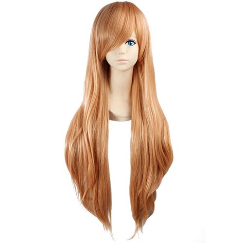 Sword Art Online SAO Asuna Cosplay Perücke wig lang long zopf tail hell-braun - Bild 5 von 7