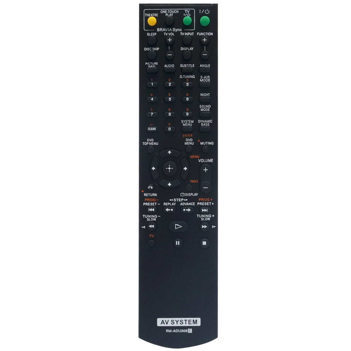 Telecomando per Sony RM-ADU078 DAV-DZ170 DVD sistema home cinema